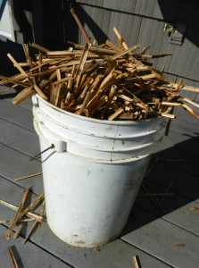 And when you are finished, compost the last year's tubes. 